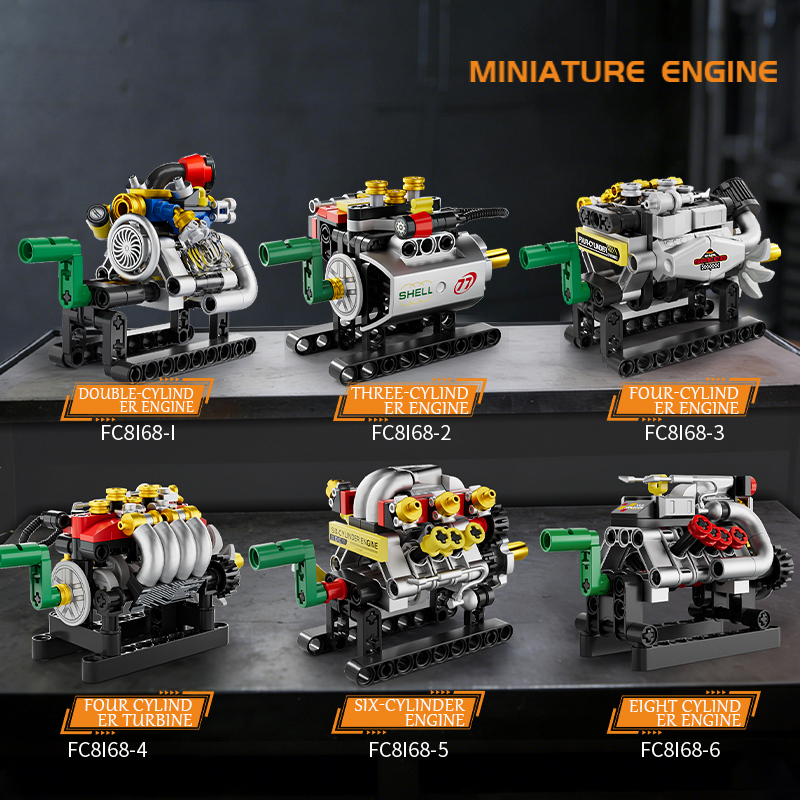 Mini-Motor 2/3/4/6/8 Zylinder  – Kids Toys Blocks Bewertung und Preis