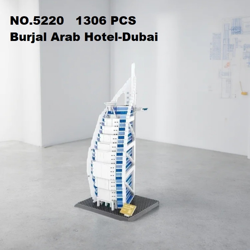 1306-teiliger Burj Al Arab Hot – Kids Toys Dubai Bewertung und Preis