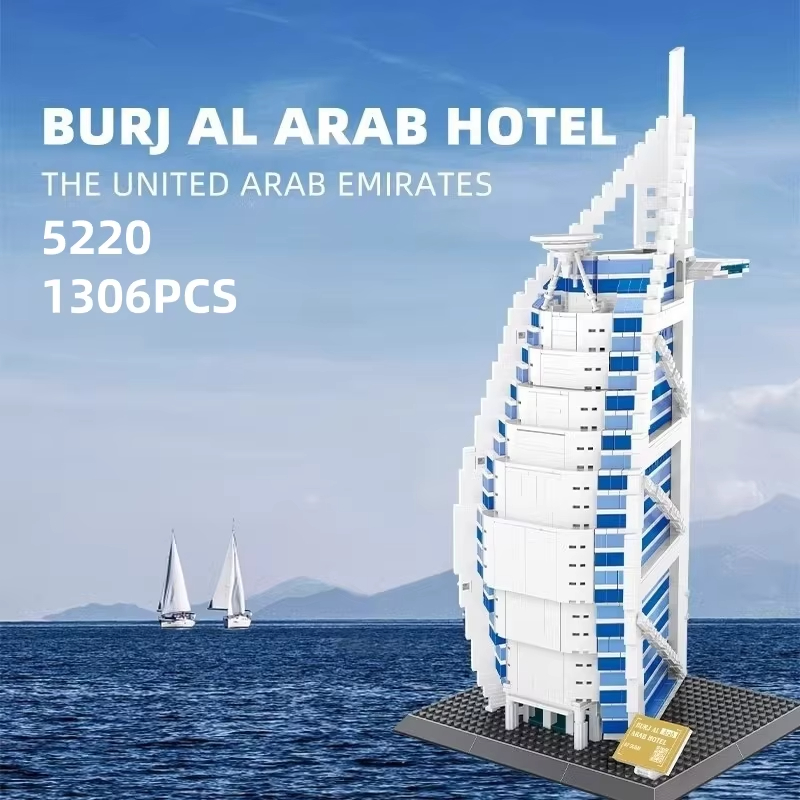 1306-teiliger Burj Al Arab Hot – Kids Toys Dubai Bewertung und Preis