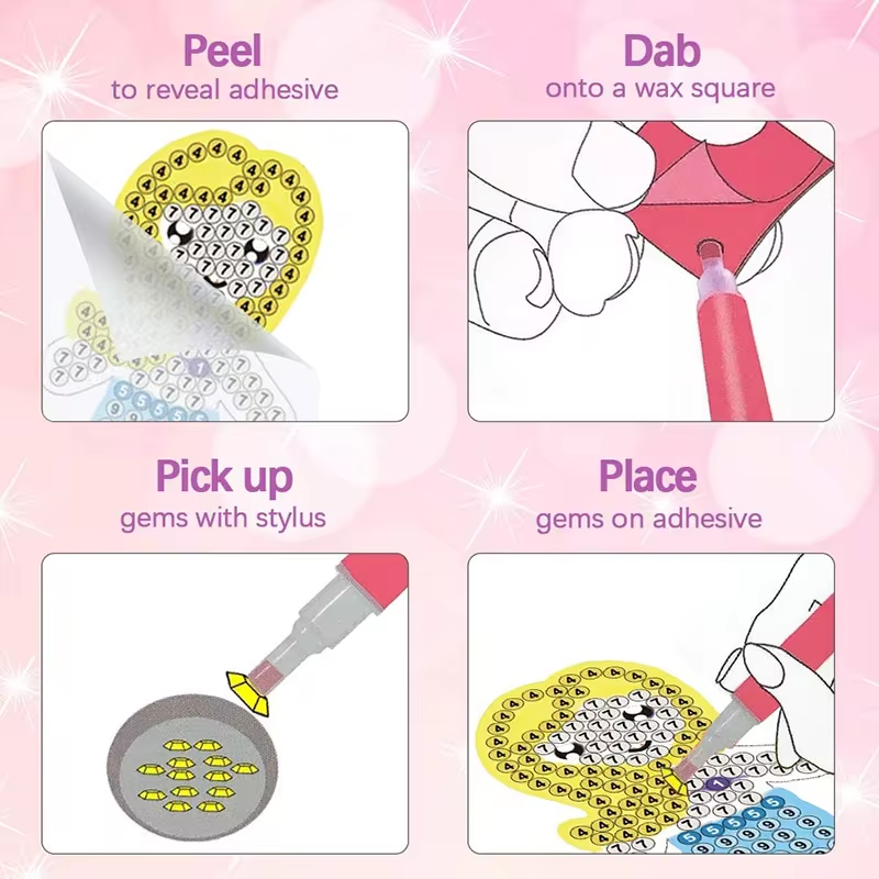 5D Diamant-Malerei-Set DIY Bas – Kids Toys Easter Bewertung und Preis