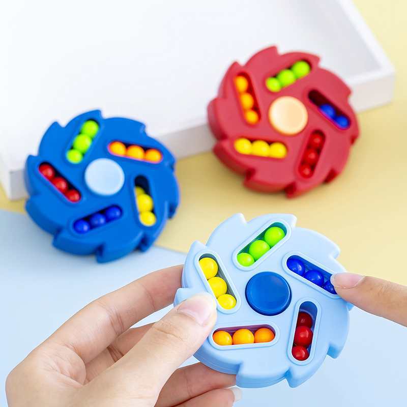 2PCS Magie Rotierende Bohne Pu – Kids Toys Low Price Bewertung und Preis