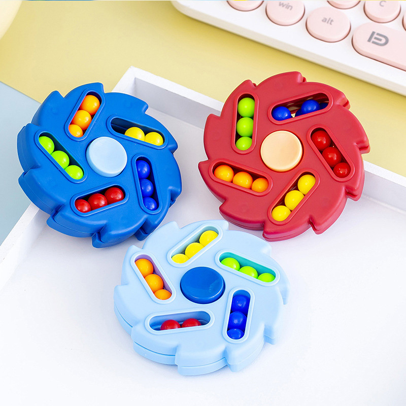 2PCS Magie Rotierende Bohne Pu – Kids Toys Low Price Bewertung und Preis