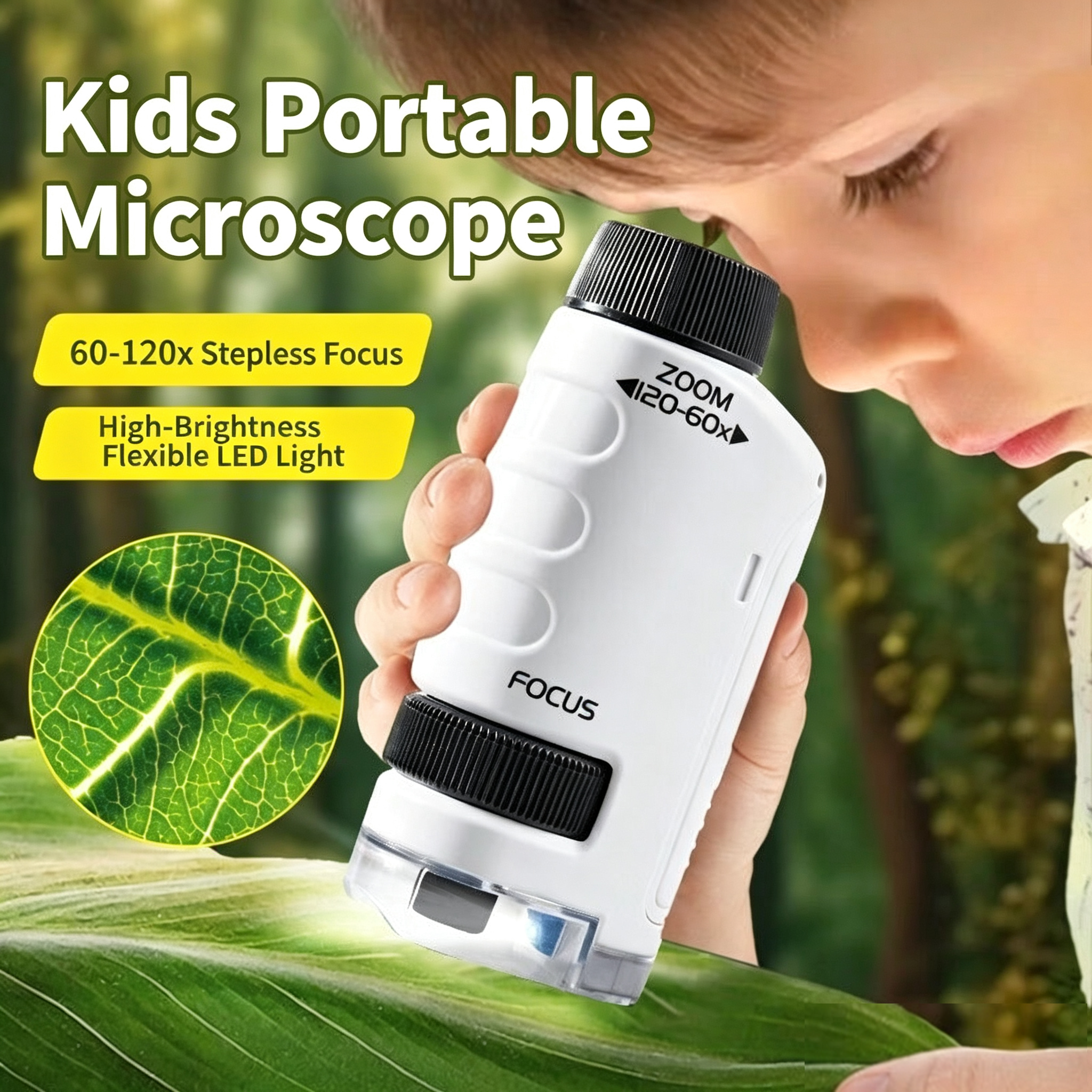 Tragbares Handmikroskop für Ki – Microscope Kids Science Bewertung und Preis