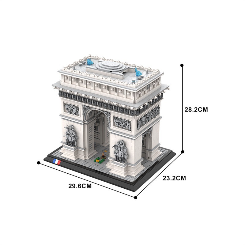 4445PCS Arc de Triomphe Modell – Kids Toys Paris Bewertung und Preis