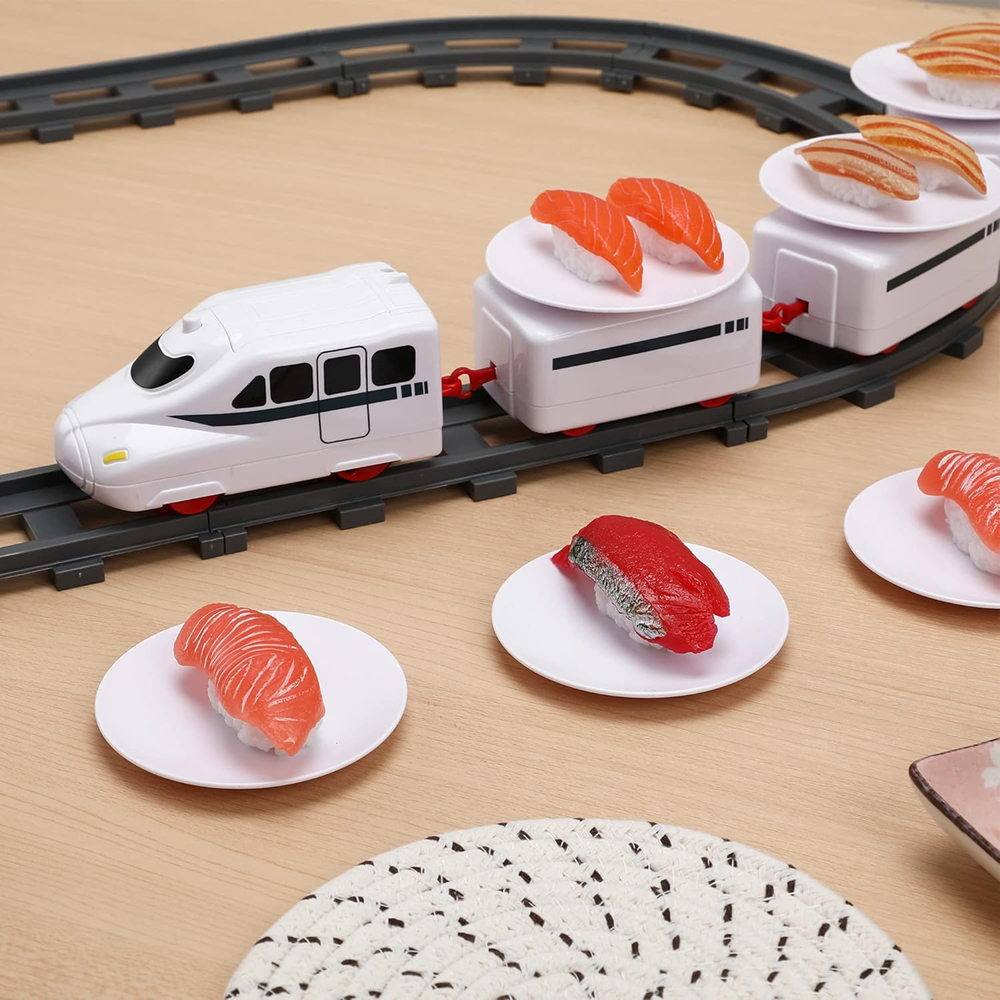 Elektrisches Sushi-Zug-Set mit – Kids Toys Kitchen Bewertung und Preis