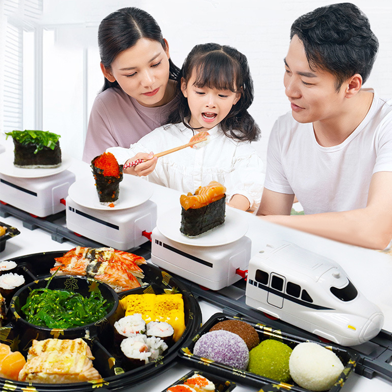Elektrisches Sushi-Zug-Set mit – Kids Toys Kitchen Bewertung und Preis