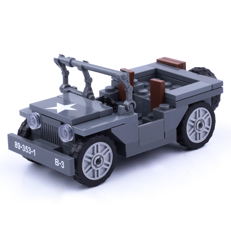 MOC WW2 Military US Figuren Wi – Kids Toys Jeep Bewertung und Preis