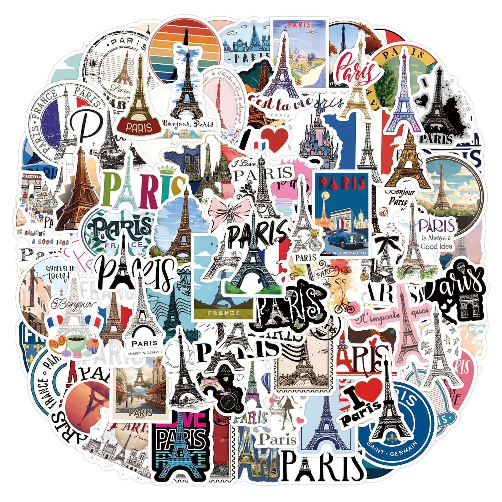 110PCS Frankreich Paris Aufkle – Kids Toys Paris Bewertung und Preis