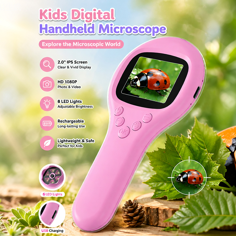 Tragbares HD-Digitalmikroskop  – Microscope Kids Science Bewertung und Preis