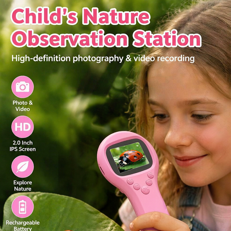 Tragbares HD-Digitalmikroskop  – Microscope Kids Science Bewertung und Preis
