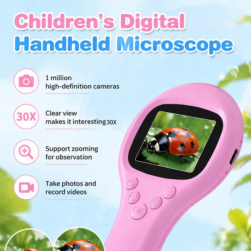 Tragbares HD-Digitalmikroskop  – Microscope Kids Science Bewertung und Preis