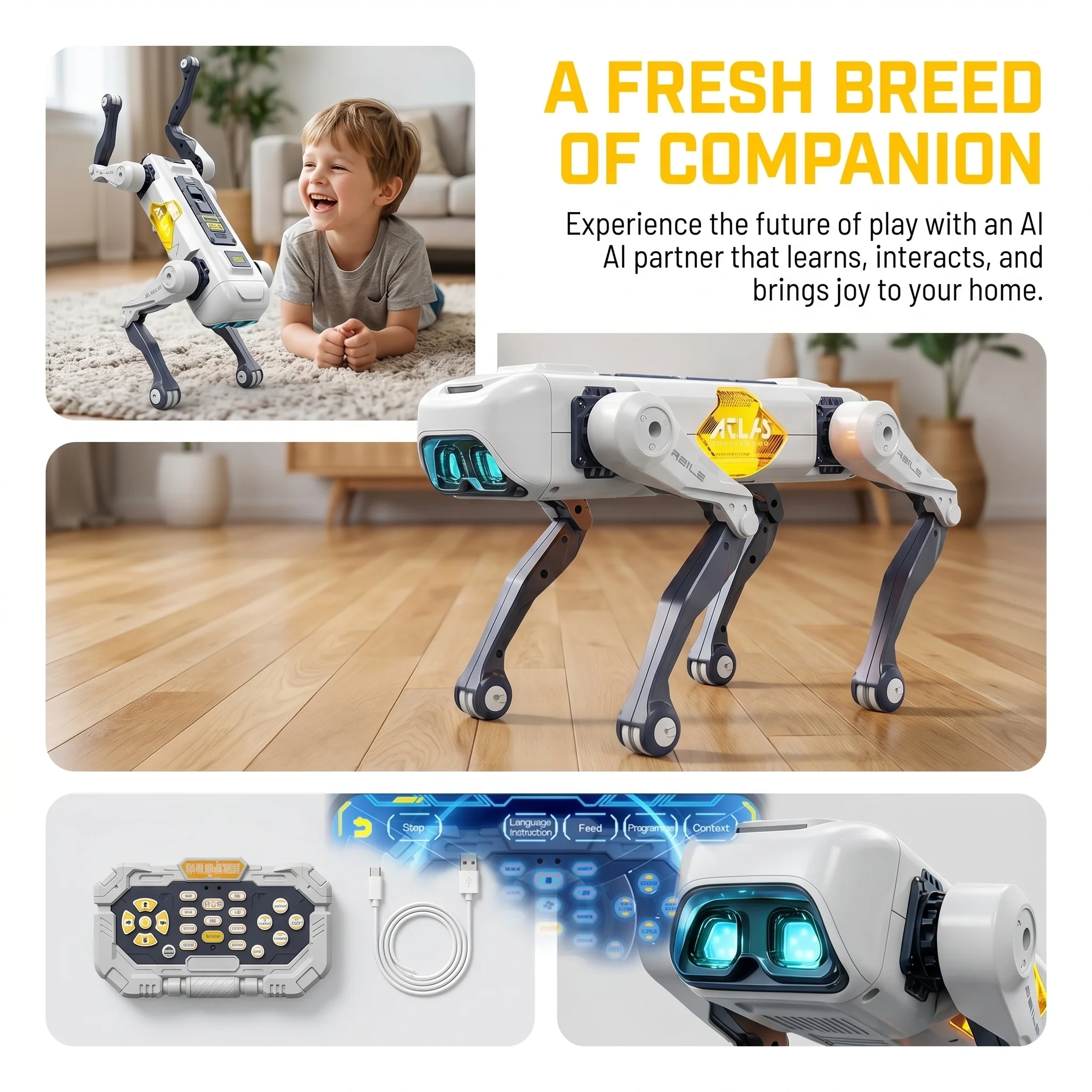 KI-Smart-Roboterhund, Sprach-  – Kids Toys Dog Bewertung und Preis