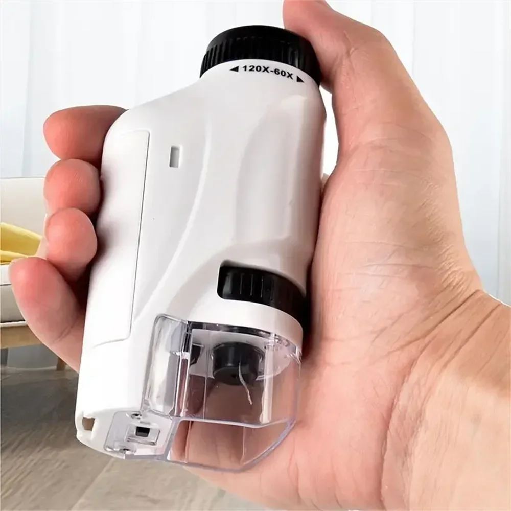 60-120x Labor Mini Taschenmikr – Microscope Kids Science Bewertung und Preis