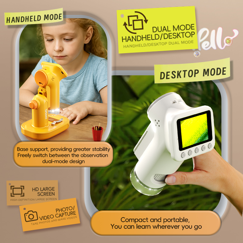 1600X Handmikroskop mit 2-Zoll – Microscope Kids Science Bewertung und Preis