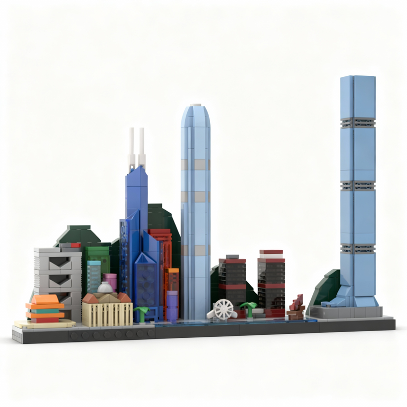 667-teiliges MOC Hong Kong Sky – Kids Toys Hong Kong Bewertung und Preis