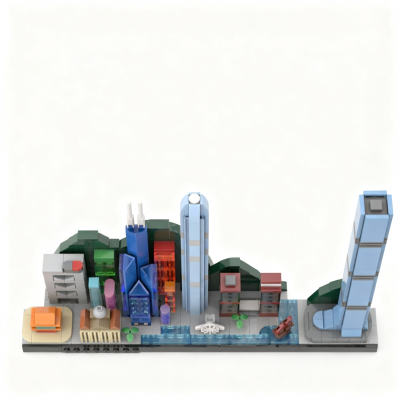 667-teiliges MOC Hong Kong Sky – Kids Toys Hong Kong Bewertung und Preis