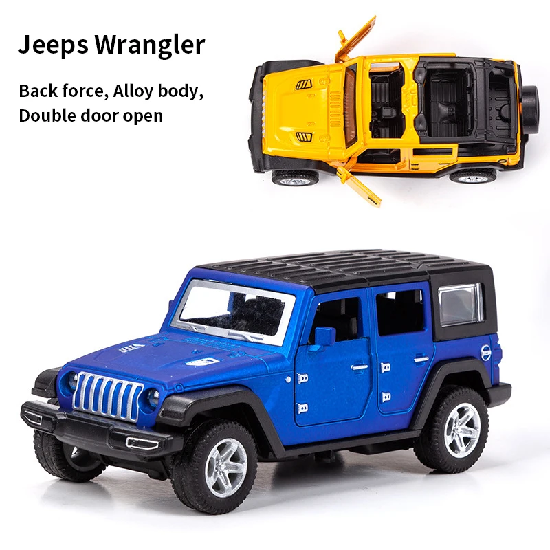 1:36 Legierung JEEPS Wrangler  – Kids Toys Jeep Bewertung und Preis