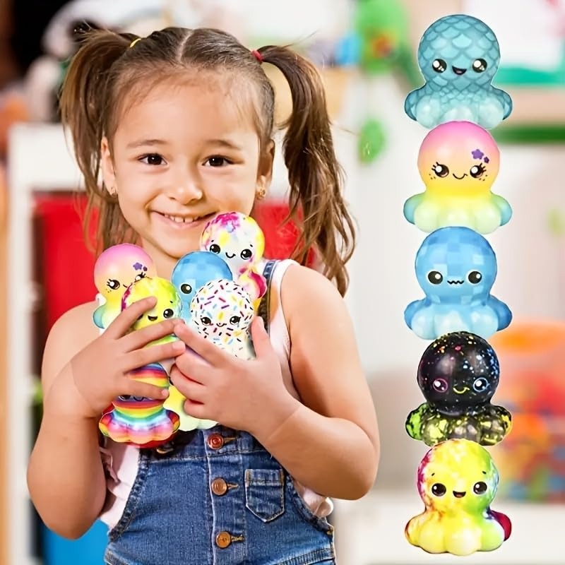 6/12 Stück Oktopus Slow Squish – Kids Toys Easter Bewertung und Preis