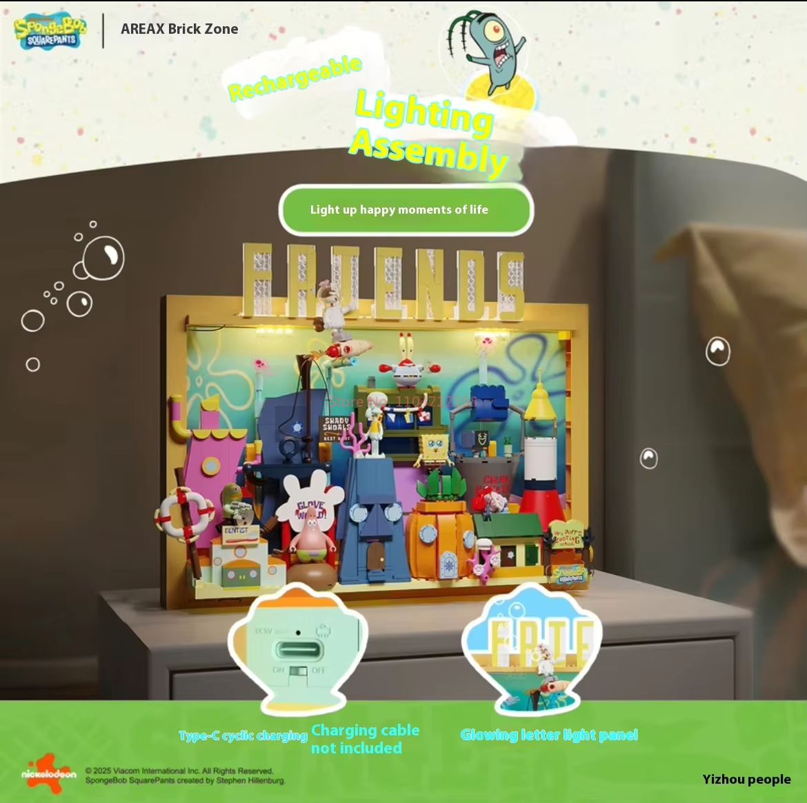 Offizielles Area-X Spongebob S – Kids Toys Blocks Bewertung und Preis